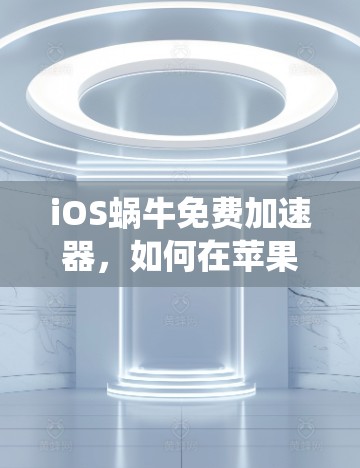 iOS蜗牛免费加速器，如何在苹果生态系统中轻松提升应用性能