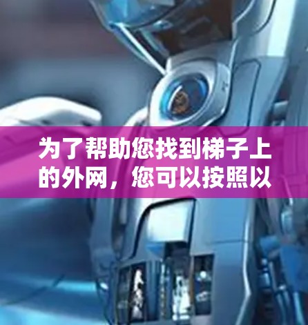 为了帮助您找到梯子上的外网，您可以按照以下几种方式操作