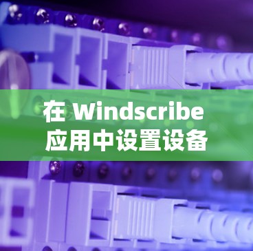 在 Windscribe 应用中设置设备连接的步骤如下