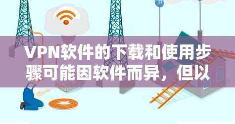 VPN软件的下载和使用步骤可能因软件而异，但以下是一般性的指导方针