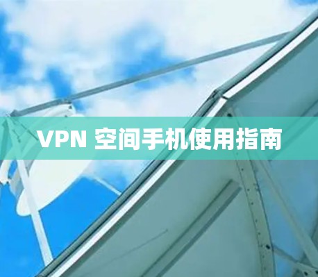 VPN 空间手机使用指南