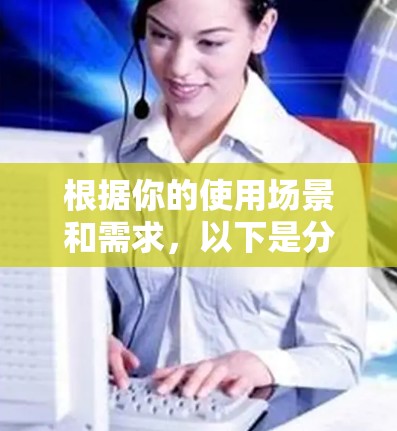 根据你的使用场景和需求，以下是分步骤的推荐和建议