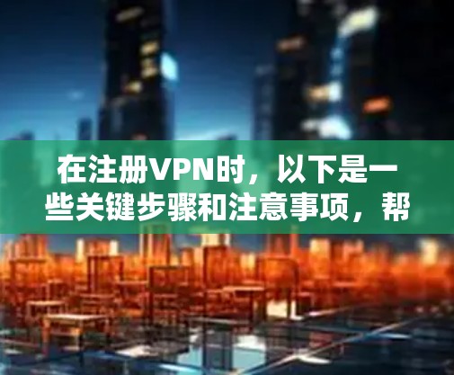 在注册VPN时，以下是一些关键步骤和注意事项，帮助你更好地选择和使用VPN
